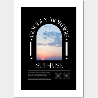 Goodly Morning Sunrise Posters and Art